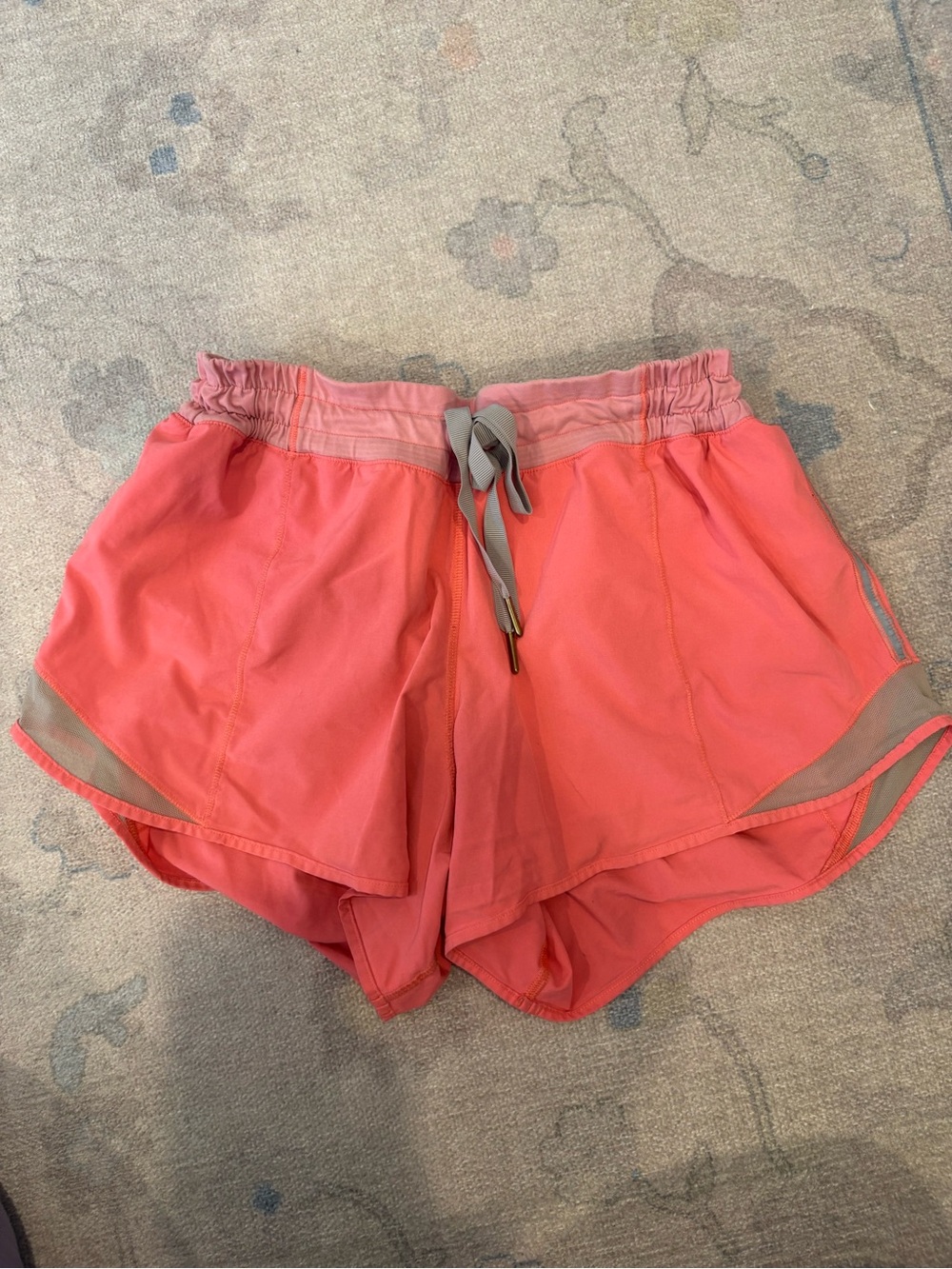 lululemon athletica Coral Athletic Shorts with Drawcord